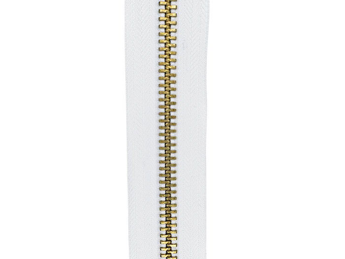#10 Brass Continuous Zipper Chain