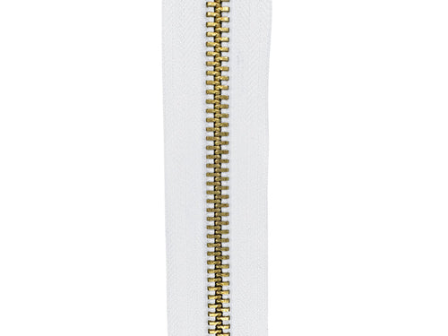#10 Brass Continuous Zipper Chain