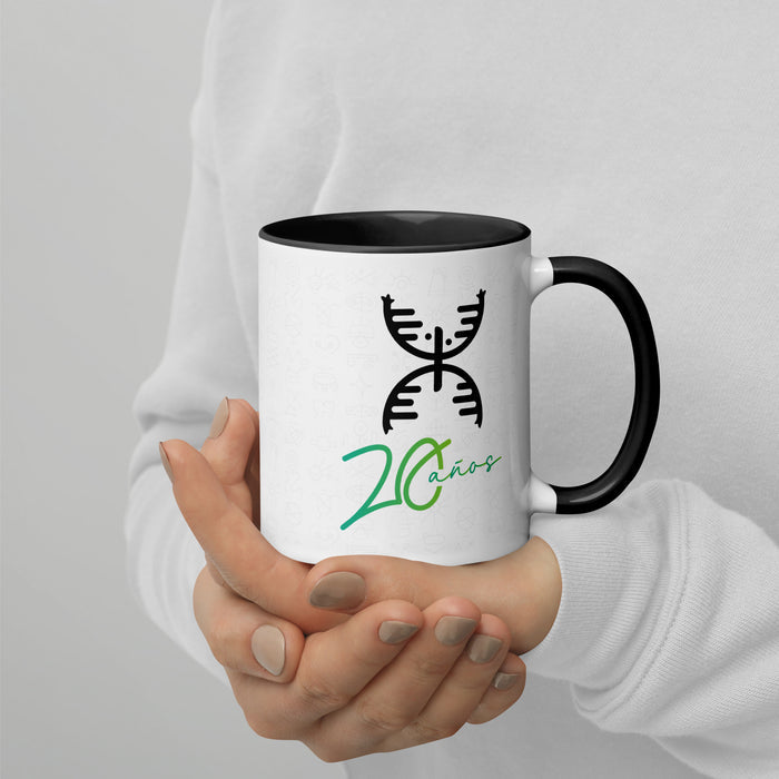 20 yrs Ciencia Boricua Mug - White/Black