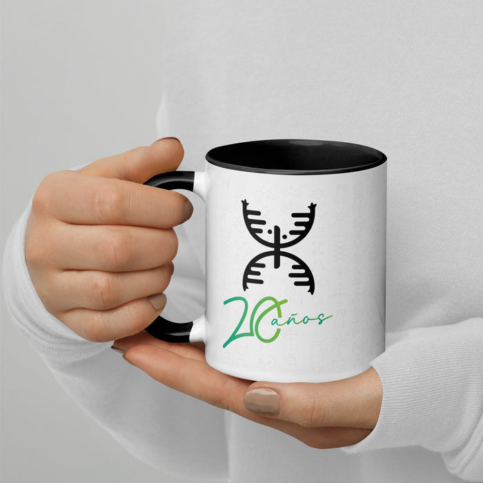20 yrs Ciencia Boricua Mug - White/Black