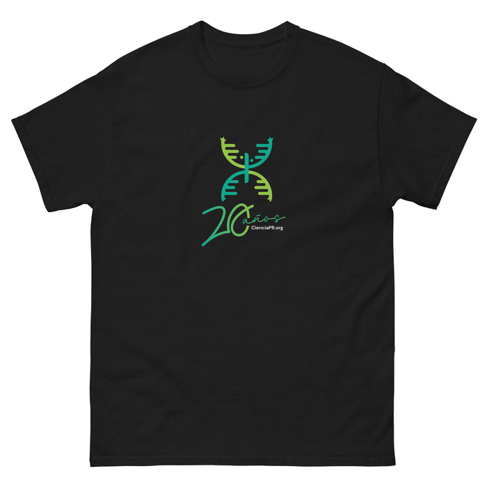 20 yrs of Ciencia Boricua Unisex classic tee