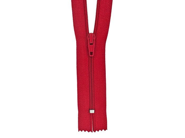 Red / 24 IN / 25 Zippers