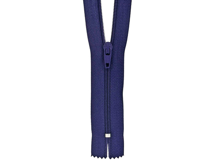Purple / 20 IN / 25 Zippers