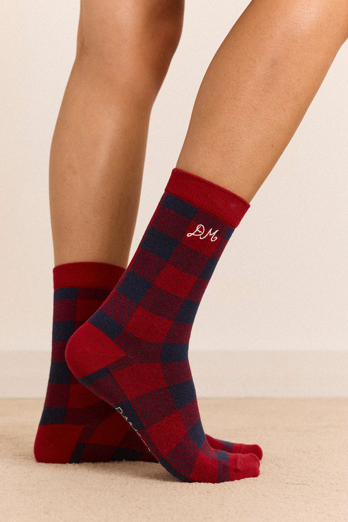 3 Pack Socks - Mixed Gingham