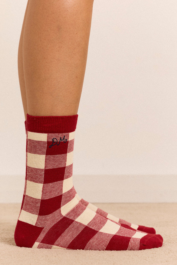 3 Pack Socks - Mixed Gingham