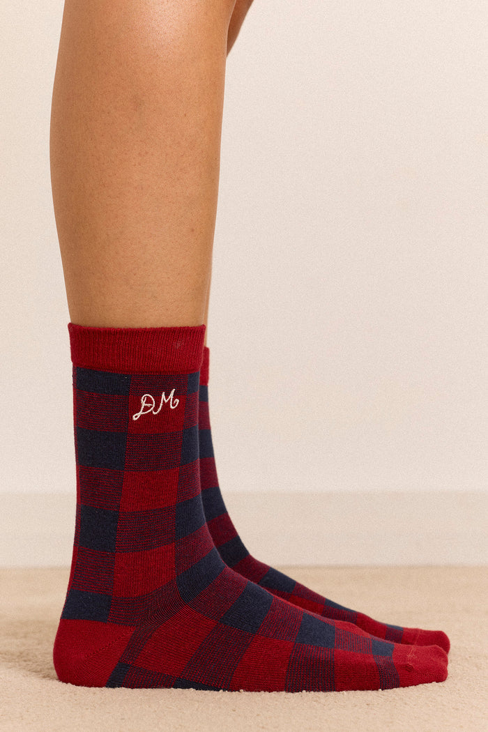 3 Pack Socks - Mixed Gingham
