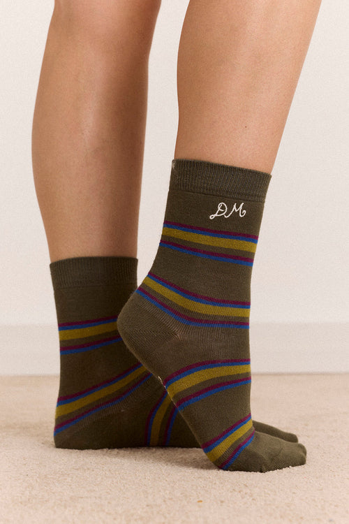 3 Pack Socks - Mixed Pop Stripes