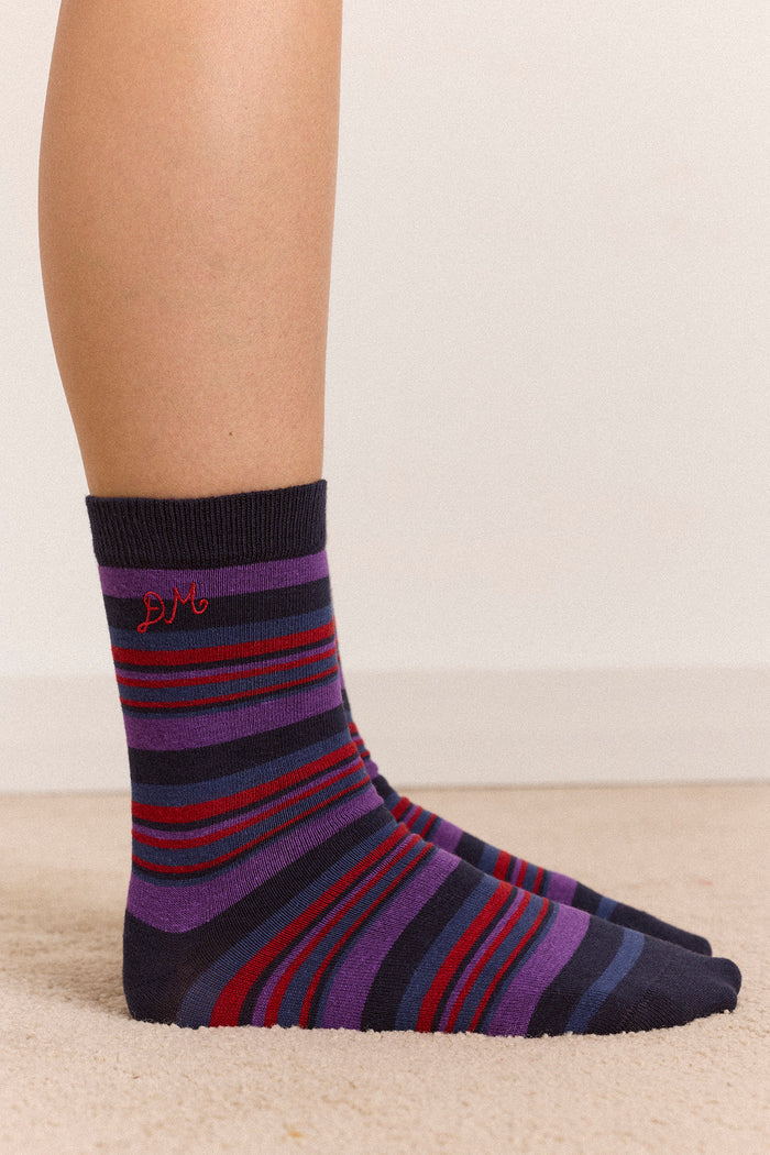 3 Pack Socks - Mixed Pop Stripes