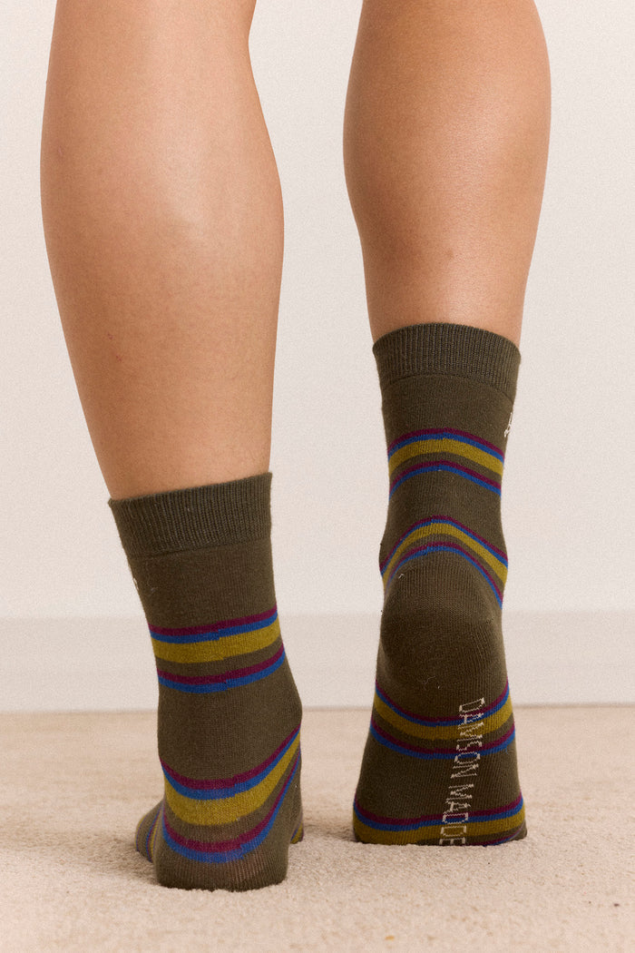 3 Pack Socks - Mixed Pop Stripes