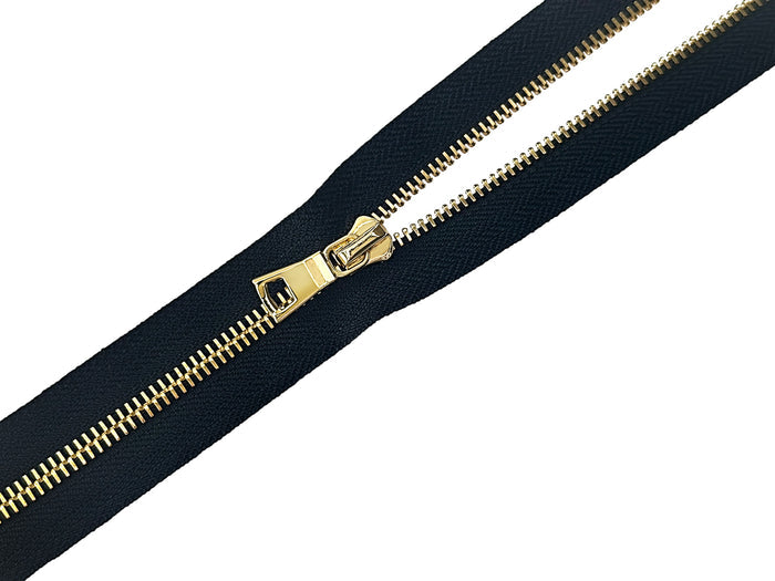 #5 Polished Gold Separating Jacket Zipper (Luxury)