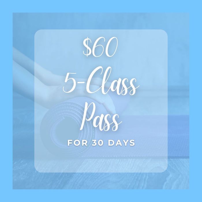 $60 5-Class Yoga Pass