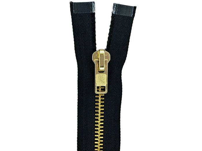 #8 Brass Heavy Duty Separating (Jacket) Zipper