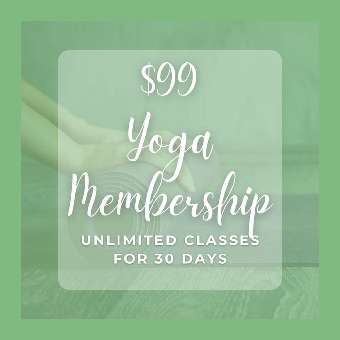 $99 Monthly Yoga Membership