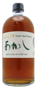 Akashi White Oak Sake Cask Japanese Single Malt Whisky 5 Year Old 750ml