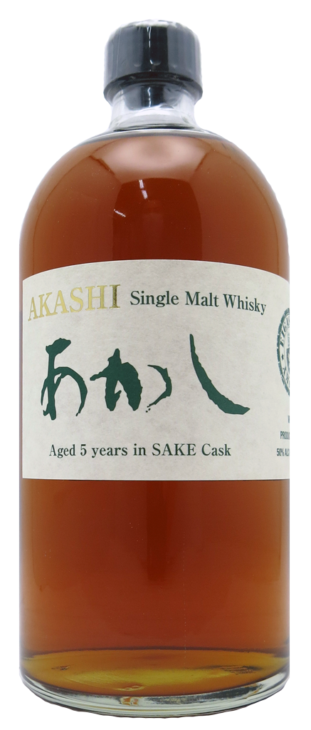 Akashi White Oak Sake Cask Japanese Single Malt Whisky 5 Year Old 750ml