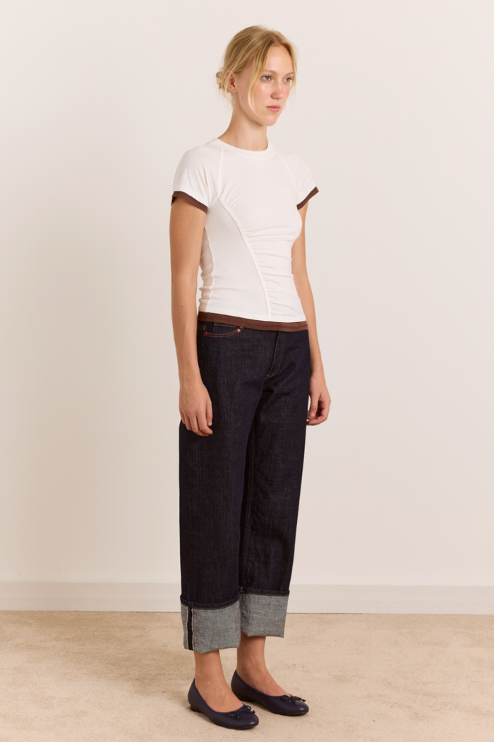 Alicia Short Sleeve Tee - White