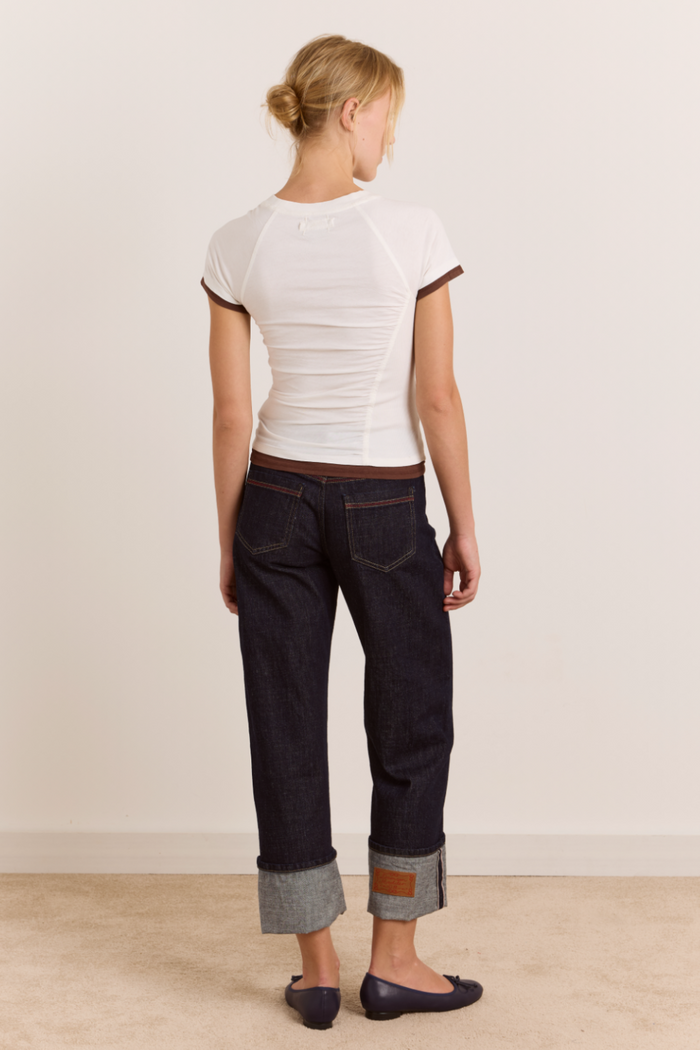 Alicia Short Sleeve Tee - White