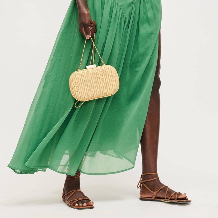 Alix Evening Bag - Natural