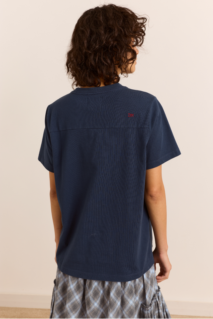 Analogue Life Dad Tee - Navy