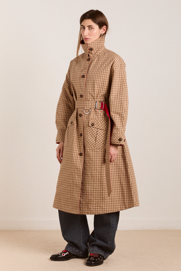 Anja Reversible Shower-Proof Trench