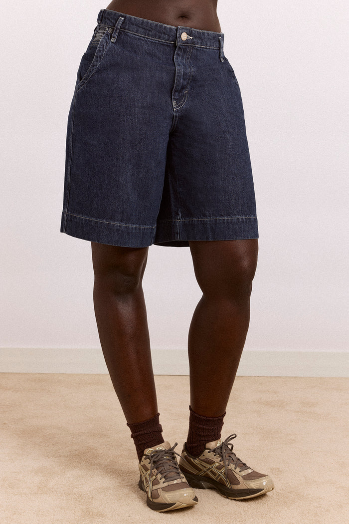 Annie Denim Shorts - Indigo