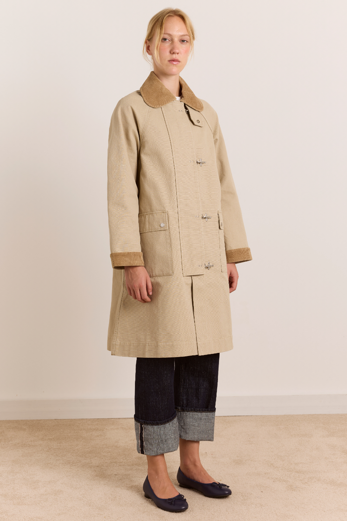 Antoine Barn Jacket - Light Stone