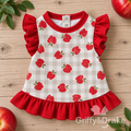 Apple of My Eye Ruffle Shirt