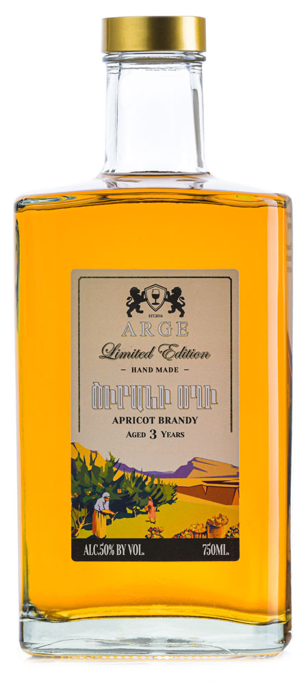 Arge Apricot Armenian Brandy 3Yr 750ml