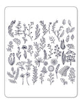 Assorted Flora Pack - 44 Tattoos