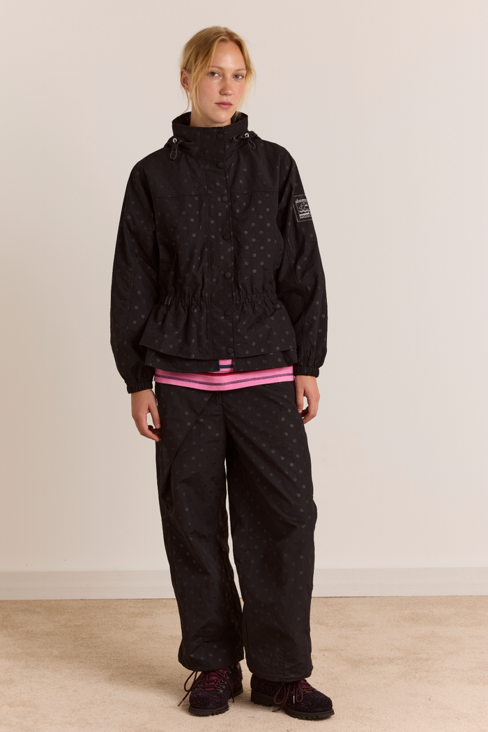 Athena Raincoat- Black Spot