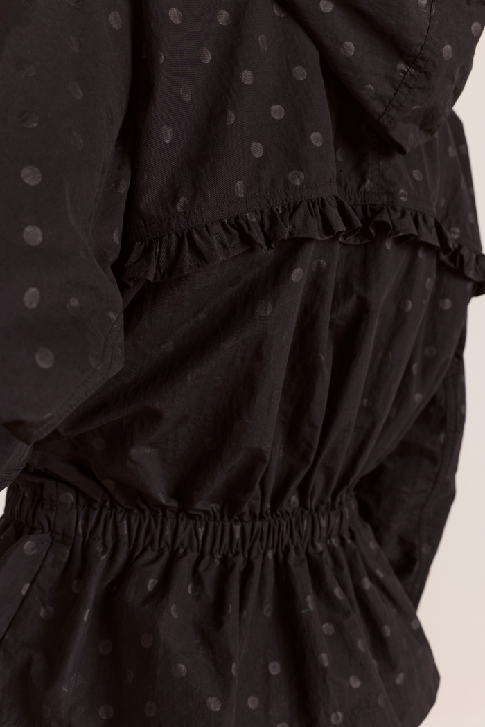 Athena Raincoat- Black Spot