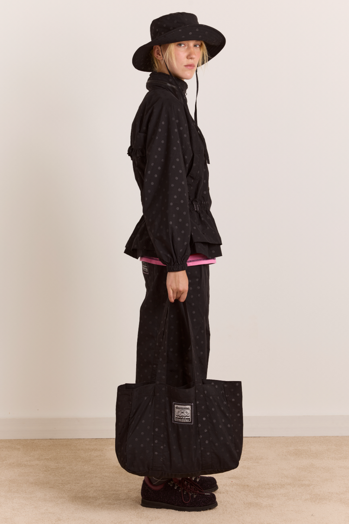 Athena Tote Bag - Black Spot