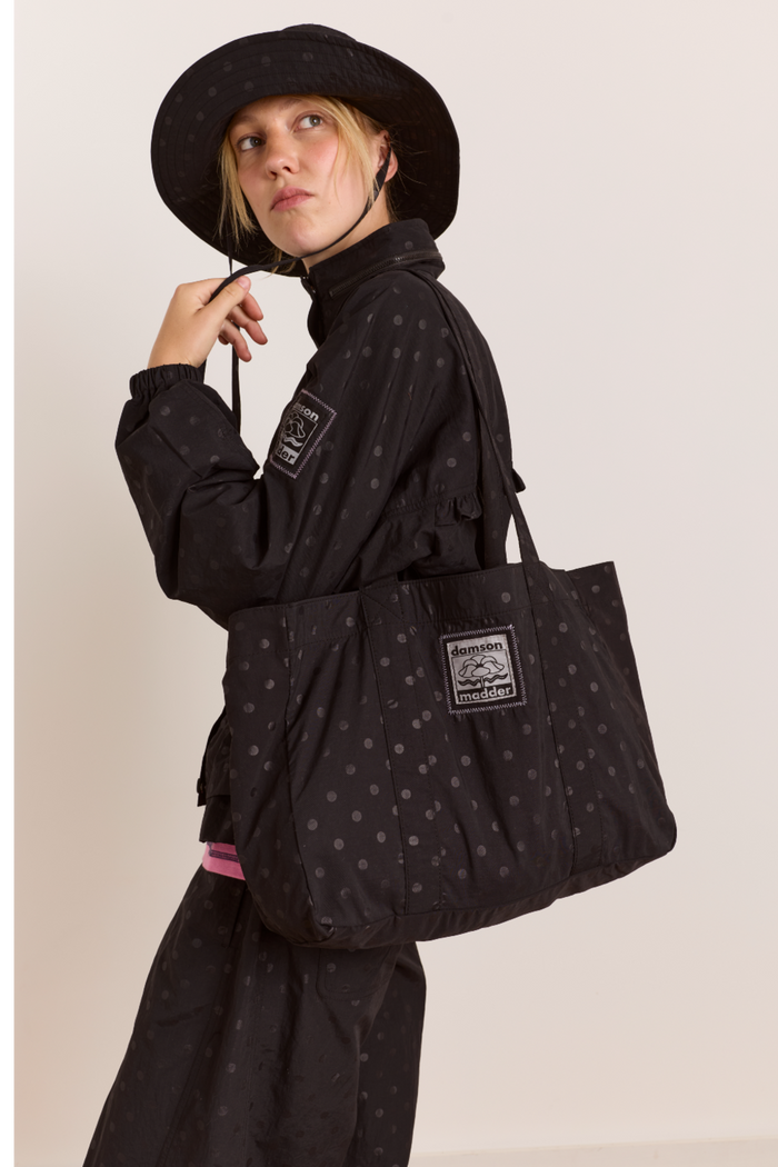 Athena Tote Bag - Black Spot