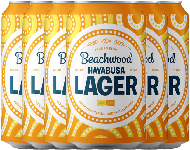 Beachwood Hayabusa Rice Lager 6pk Cans