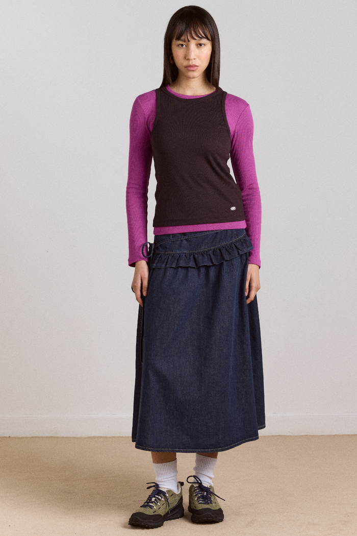 Bellamie Skirt - Dark Indigo