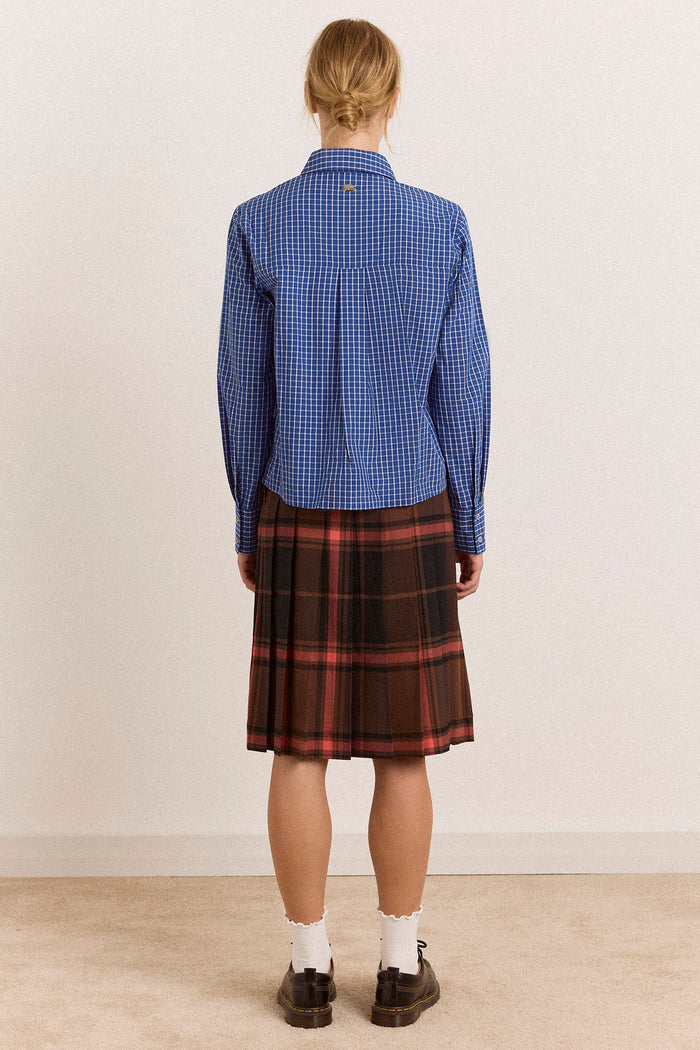 Bernice Kilt- Rust Large Check