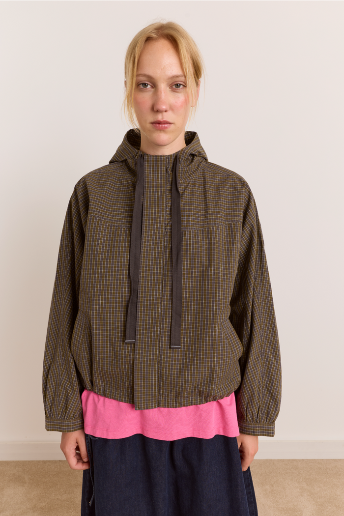 Blake Hooded Jacket - Orion Check
