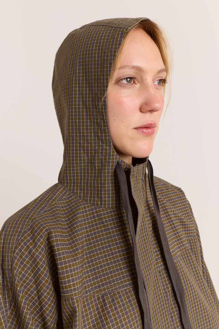 Blake Hooded Jacket - Orion Check