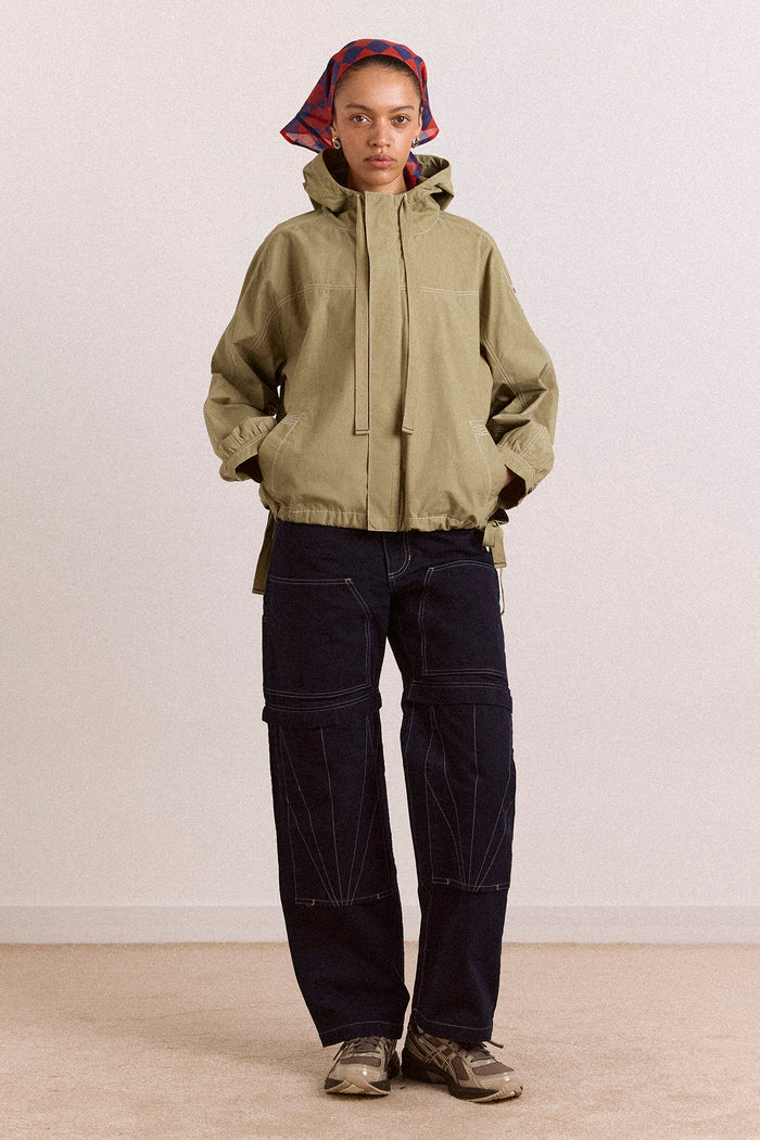 blake hooded jacket - sage