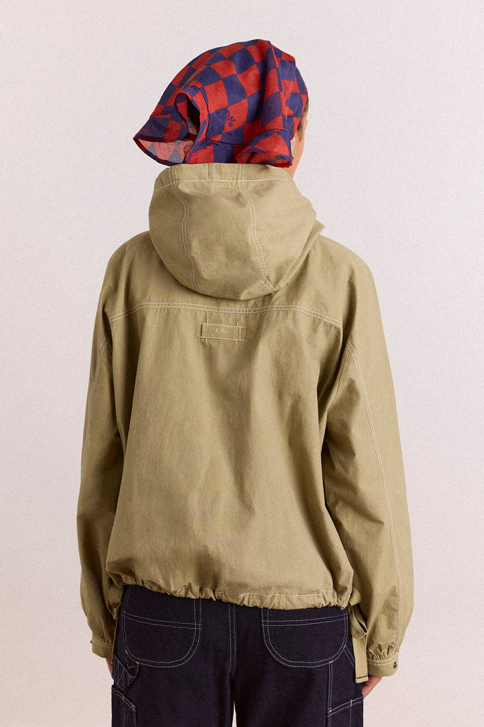 blake hooded jacket - sage