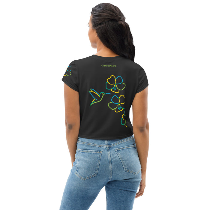 Borinqueña STEM Crop Tee