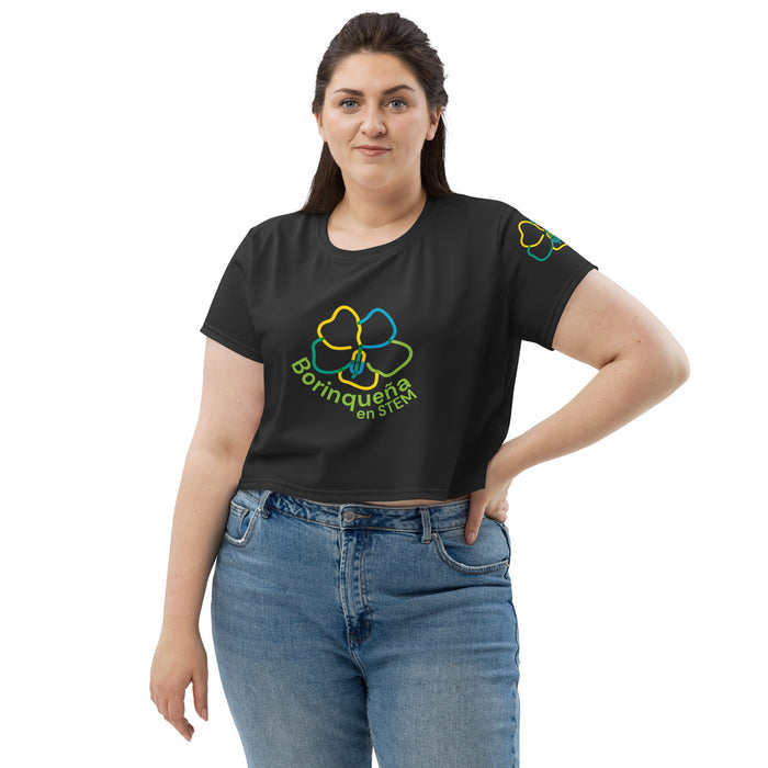 Borinqueña STEM Crop Tee