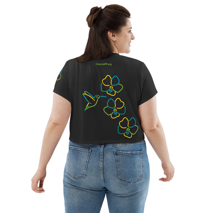 Borinqueña STEM Crop Tee