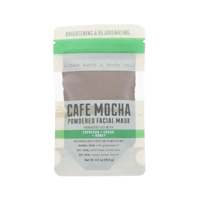 Cafe Mocha Mask Bag | Rinse Bath & Body Co.