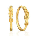 Capucine de Wulf Equestrian Horsehead Hoop Earrings