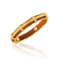 Capucine de Wulf Gaia Petite Hinged Bangle, S/M Teak