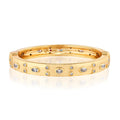Capucine de Wulf Maharani Hinged Bangle - Clear Cubic Zirconia