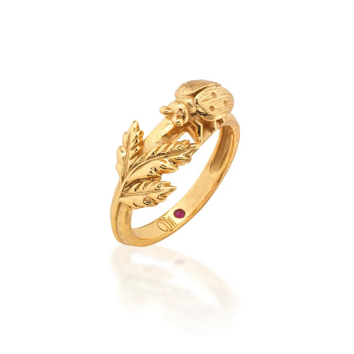 Capucine de Wulf Meadow Ladybug Ring