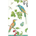 Caspari Jeweled Birds Guest Towel