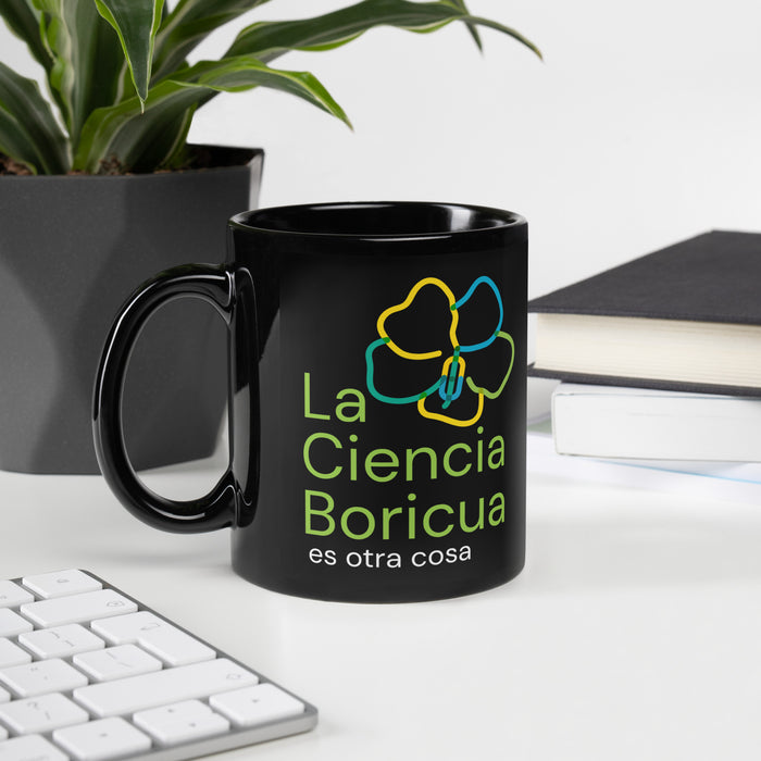 Ciencia Boricua Black Mug - Maga